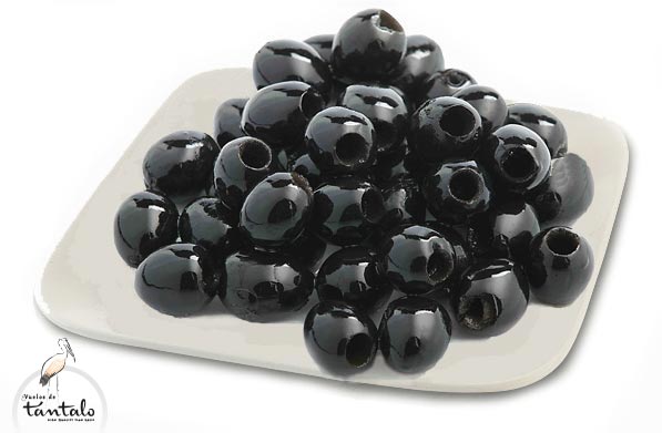 Boneless black olives